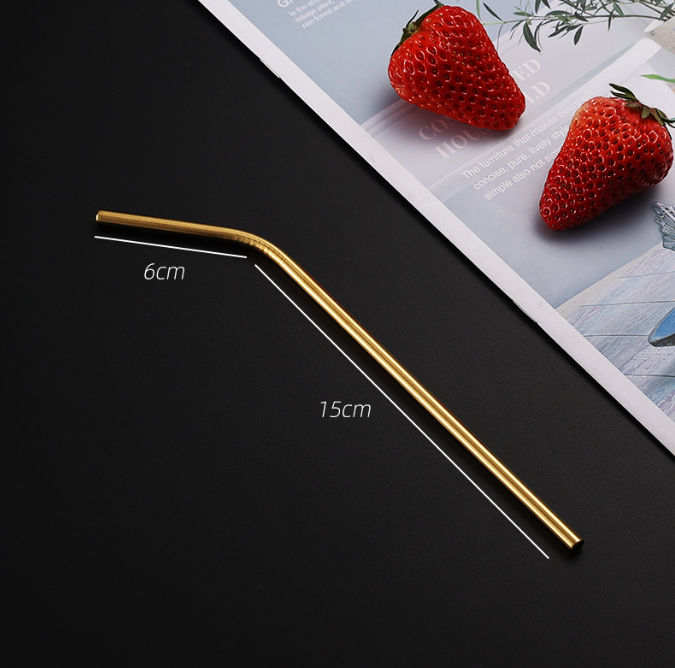 Stainless steel straw