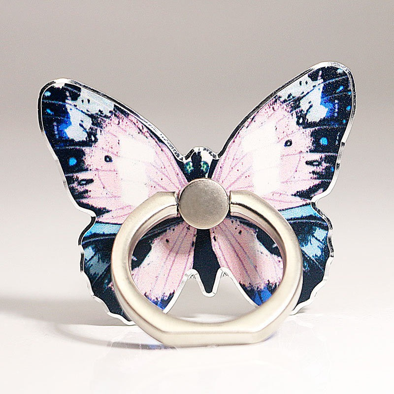 Mobile phone holder with butterfly