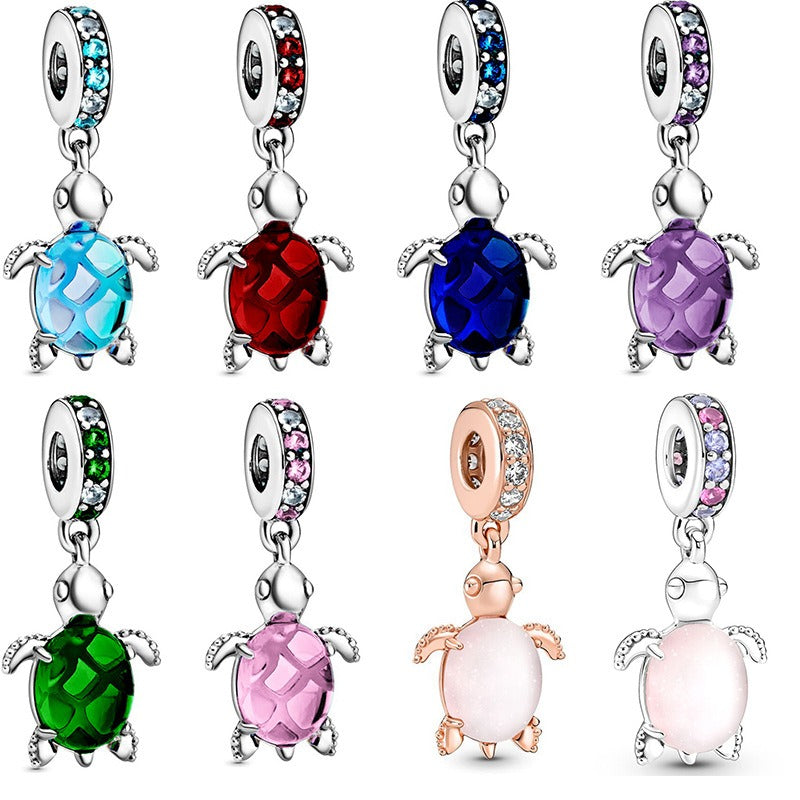 Summer series turtle bead loose bead pendant DIY bracelet accessories