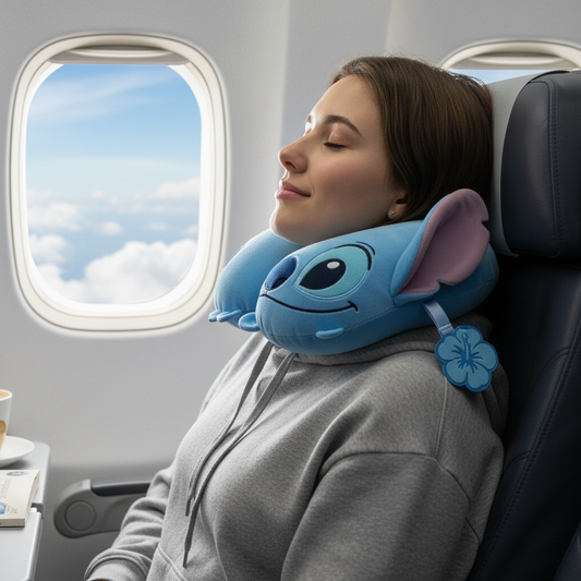 Stitch polštář v letadle